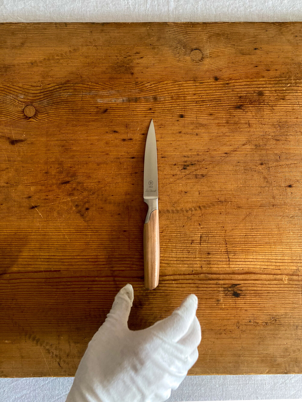 Plum Wood Utility Knife